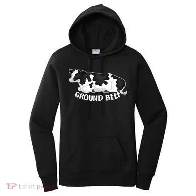 Ground Beef Funny Cow Women's Hoodie
