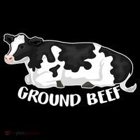 Ground Beef Funny Cow Women's Hoodie thumb 2