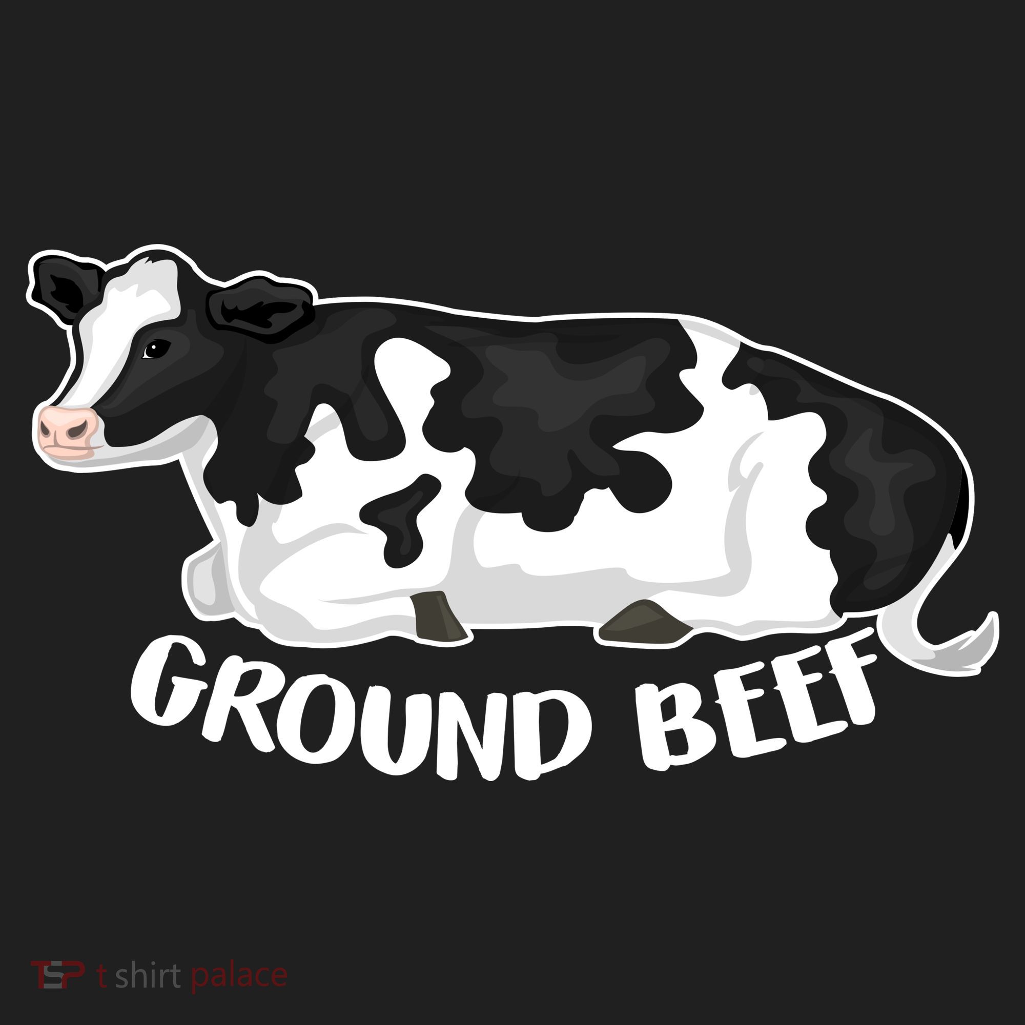 Ground Beef Funny Cow Golf Towel