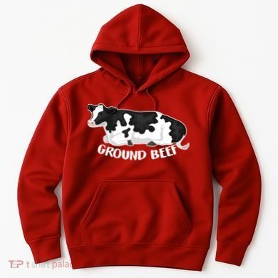 Ground Beef Funny Cow Hoodie