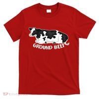 Ground Beef Funny Cow T-Shirt thumb 0