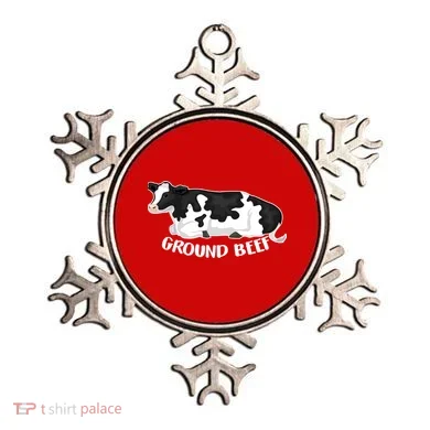 Ground Beef Funny Cow Ornament