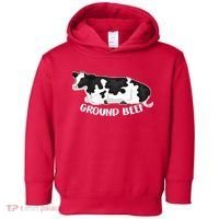 Ground Beef Funny Cow Toddler Hoodie thumb 0
