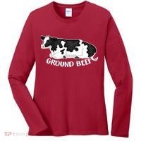 Ground Beef Funny Cow Women's Long Sleeve Shirt thumb 0