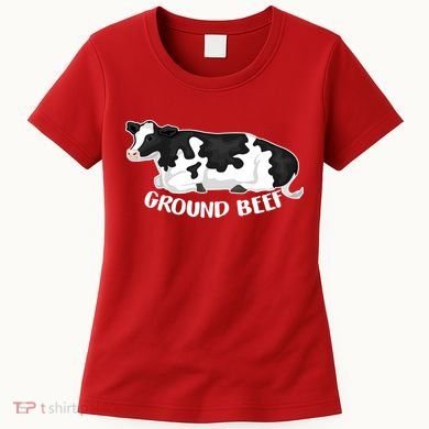Ground Beef Funny Cow Women's T-Shirt