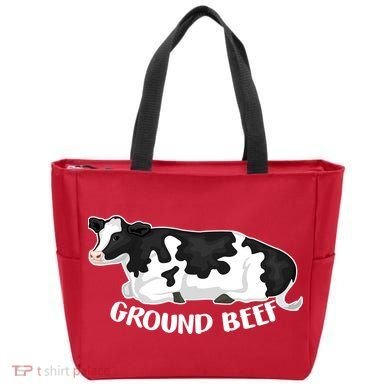 Ground Beef Funny Cow Tote Bag