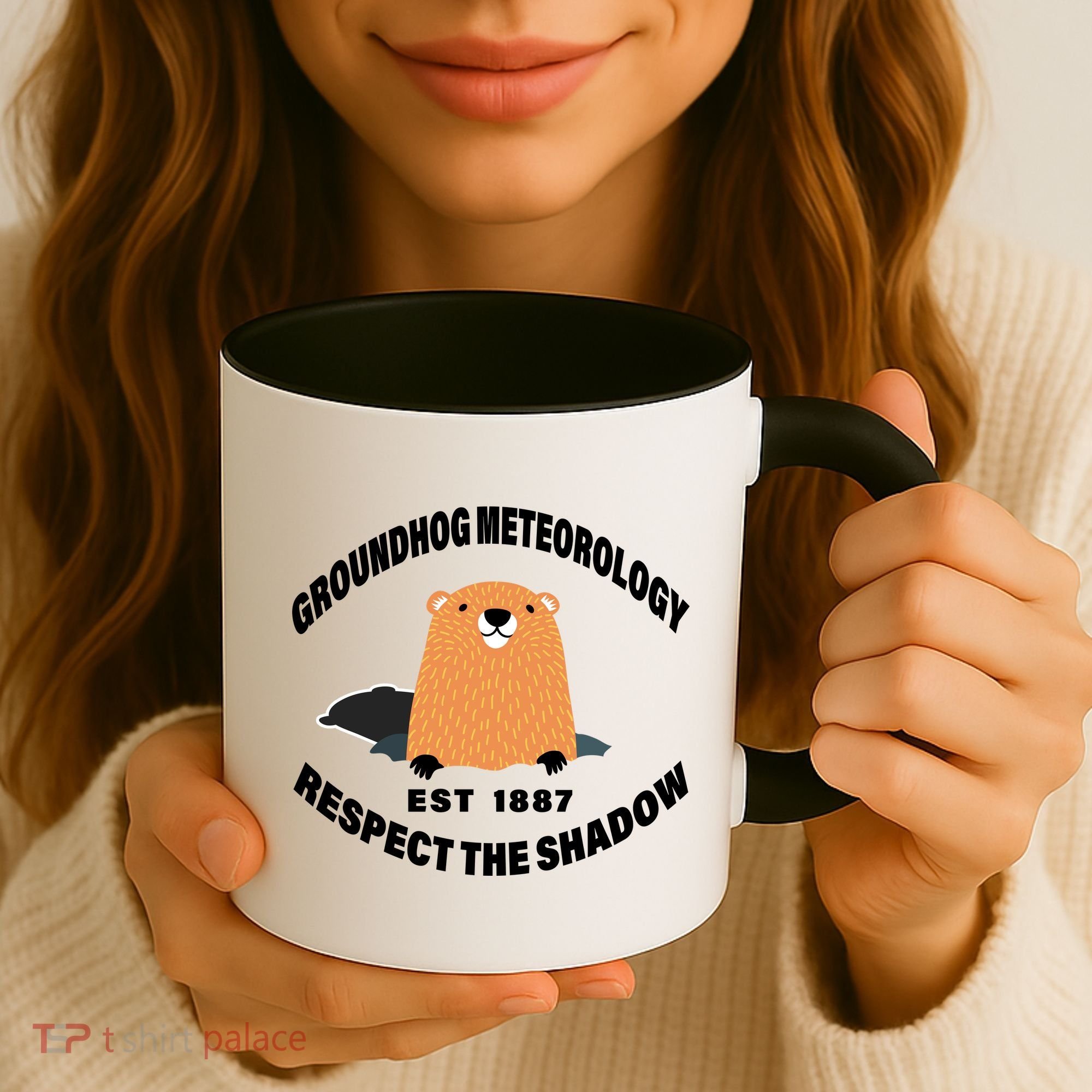 Groundhog Meteorology Respect The Shadow Coffee Mug