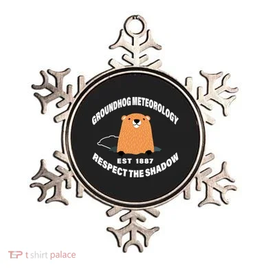 Groundhog Meteorology Respect The Shadow Ornament