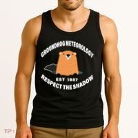 Groundhog Meteorology Respect The Shadow Tank Top thumb 3