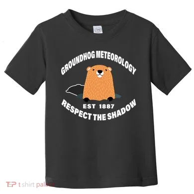 Groundhog Meteorology Respect The Shadow Toddler T-Shirt