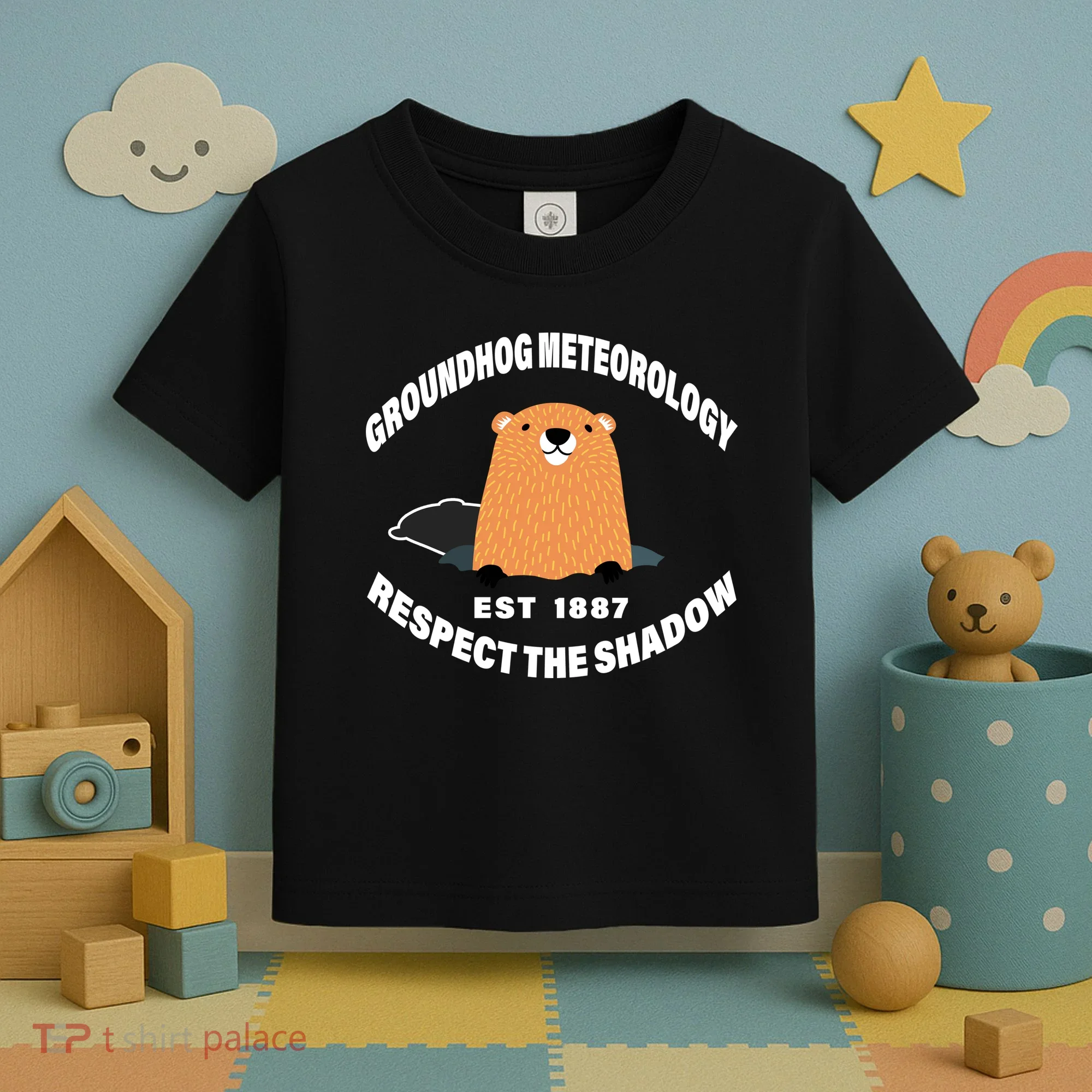 Groundhog Meteorology Respect The Shadow Toddler T-Shirt