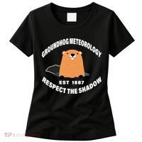 Groundhog Meteorology Respect The Shadow Women's T-Shirt thumb 0