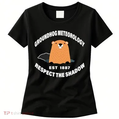 Groundhog Meteorology Respect The Shadow Women's T-Shirt