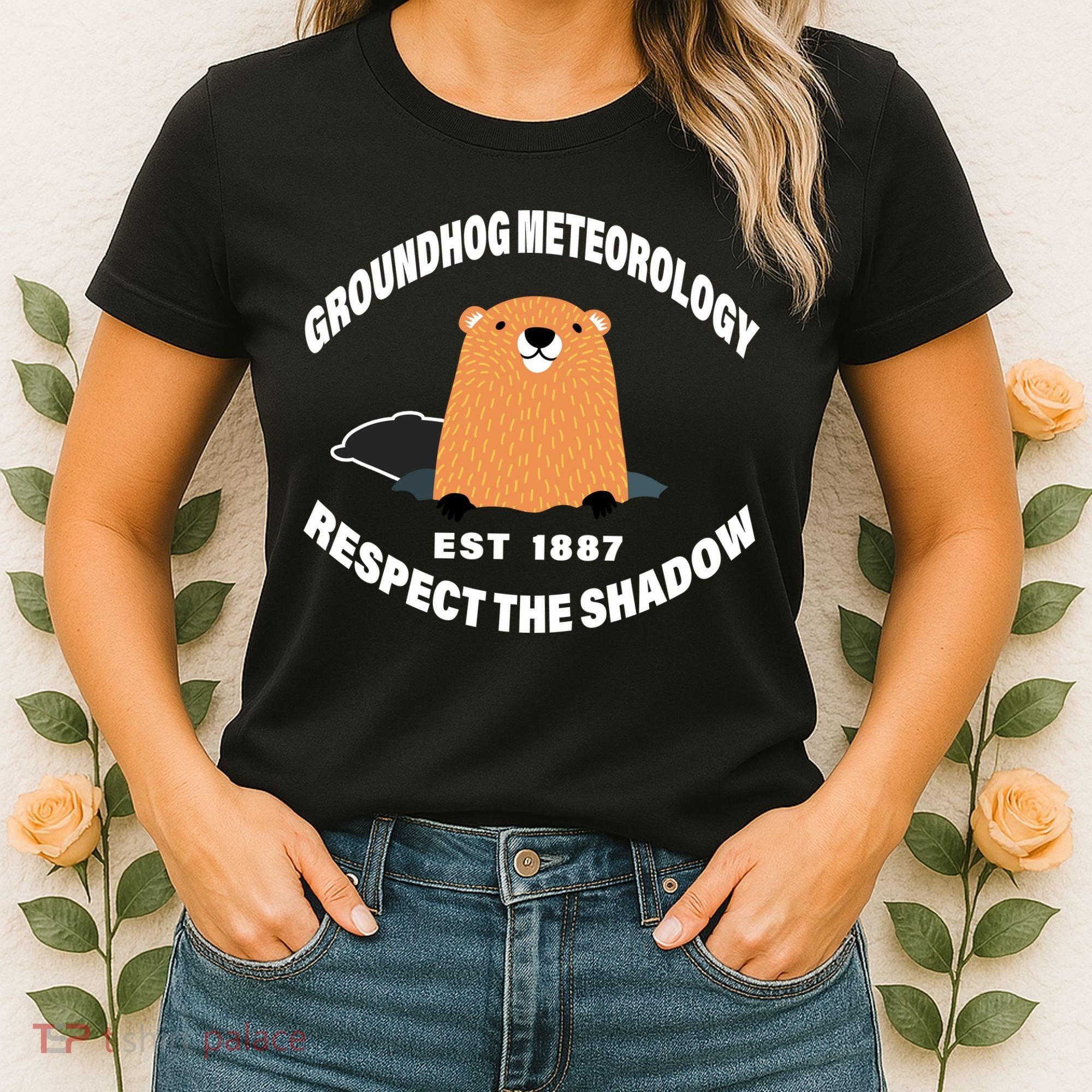 Groundhog Meteorology Respect The Shadow Women's T-Shirt
