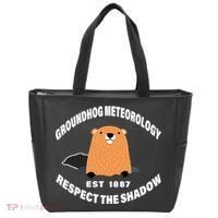 Groundhog Meteorology Respect The Shadow Tote Bag thumb 0