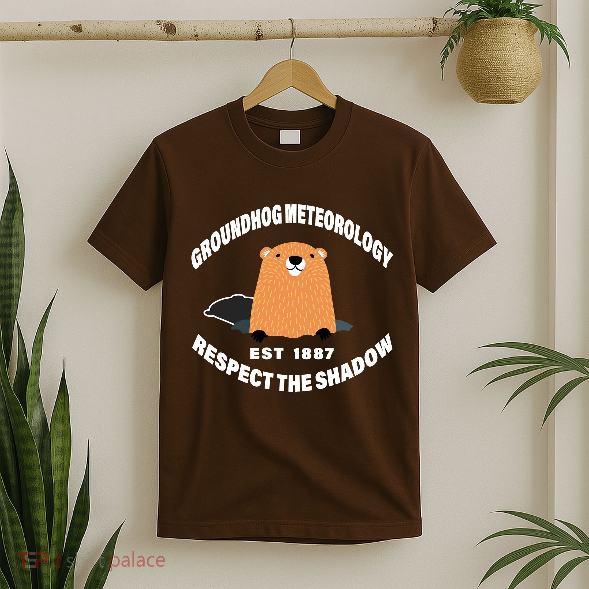 Groundhog Meteorology Respect The Shadow T-Shirt