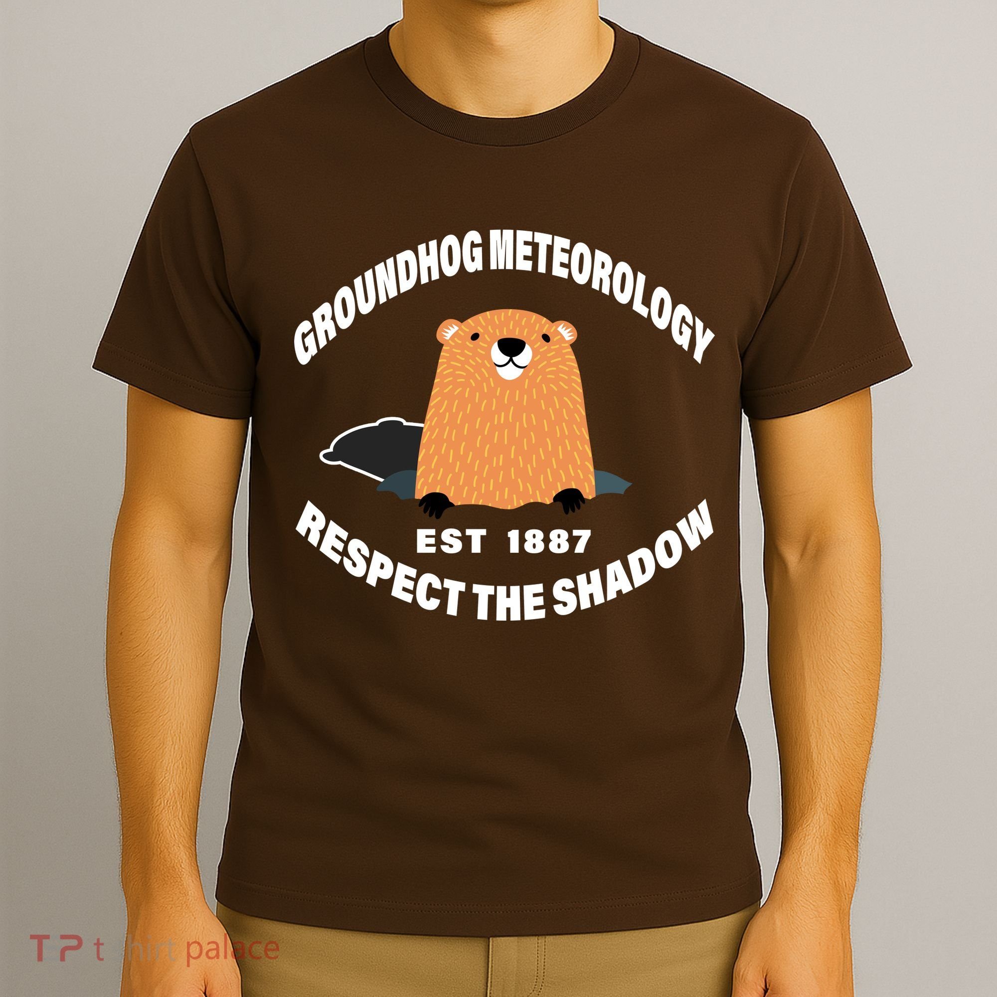 Groundhog Meteorology Respect The Shadow T-Shirt