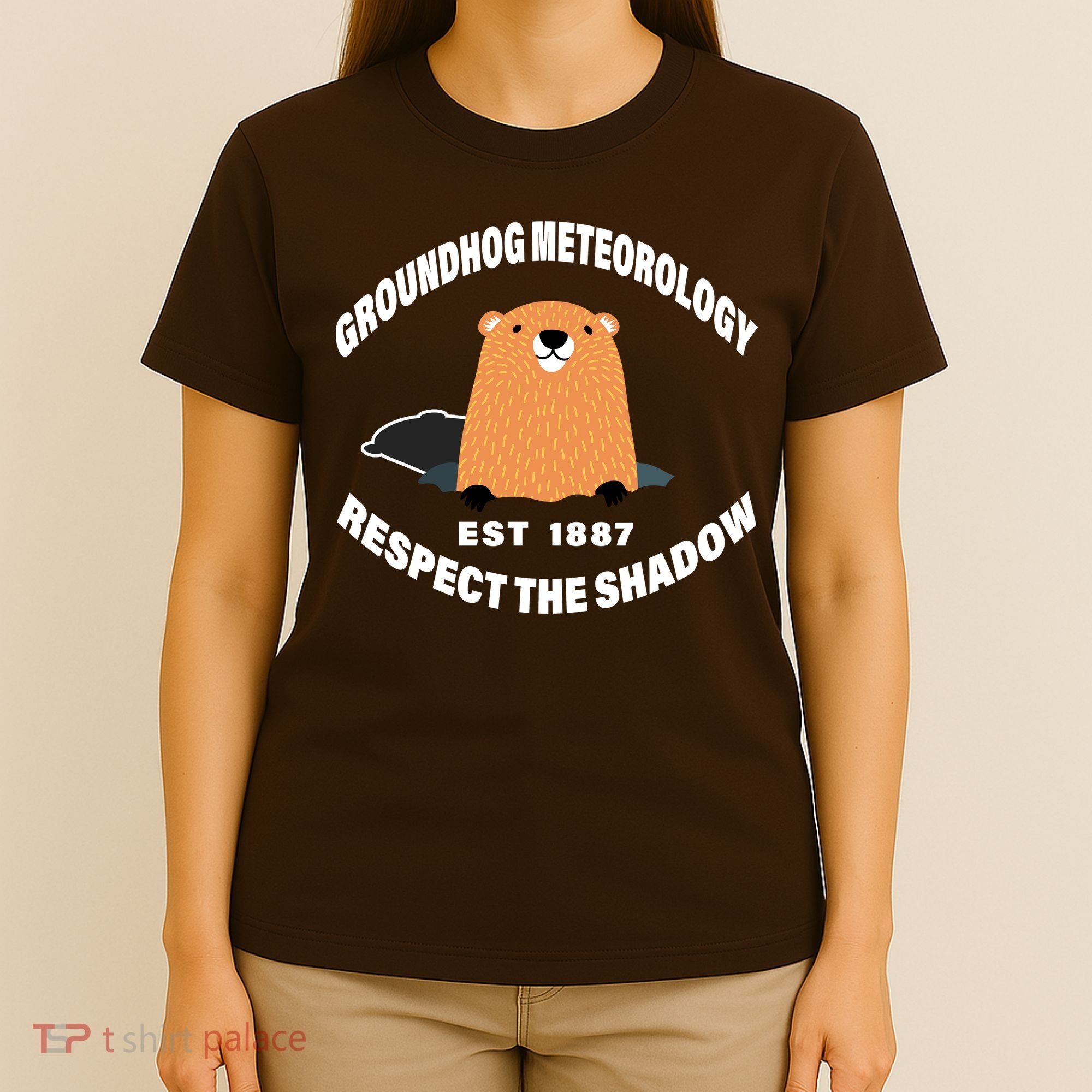 Groundhog Meteorology Respect The Shadow T-Shirt