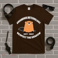 Groundhog Meteorology Respect The Shadow T-Shirt thumb 5