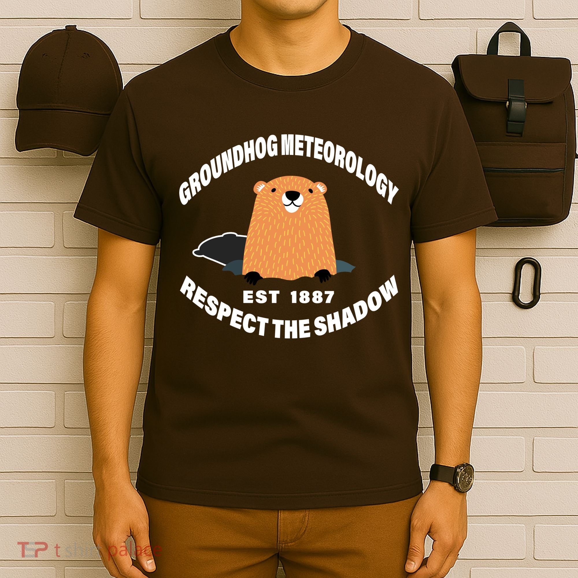 Groundhog Meteorology Respect The Shadow T-Shirt
