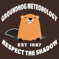 Groundhog Meteorology Respect The Shadow T-Shirt thumb 7