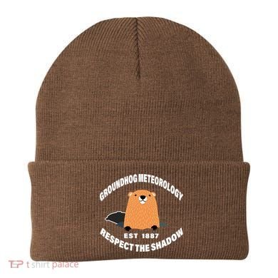 Groundhog Meteorology Respect The Shadow Beanie