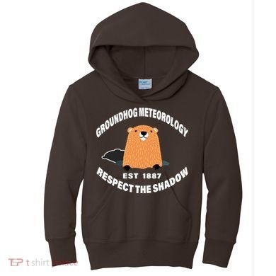 Groundhog Meteorology Respect The Shadow Kids Hoodie