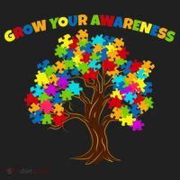 Grow Your Awareness Autism Puzzle Tree Sport-Tek Posi-UV Pro Polo thumb 2