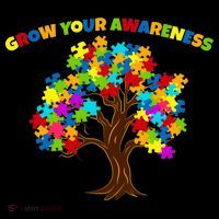 Grow Your Awareness Autism Puzzle Tree Visor thumb 3