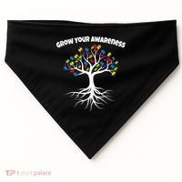 Grow Your Awareness Tree Roots USA-Made Doggie Bandana thumb 0
