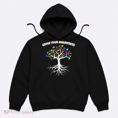 Grow Your Awareness Tree Roots Hoodie