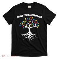 Grow Your Awareness Tree Roots T-Shirt thumb 0