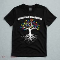 Grow Your Awareness Tree Roots T-Shirt thumb 5