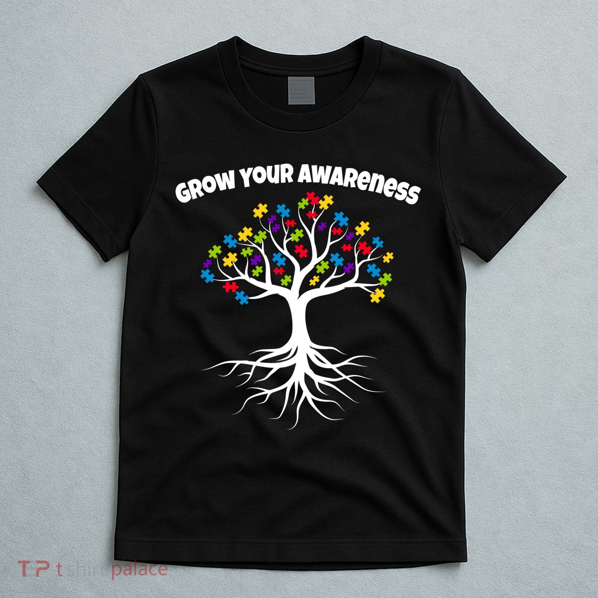 Grow Your Awareness Tree Roots T-Shirt