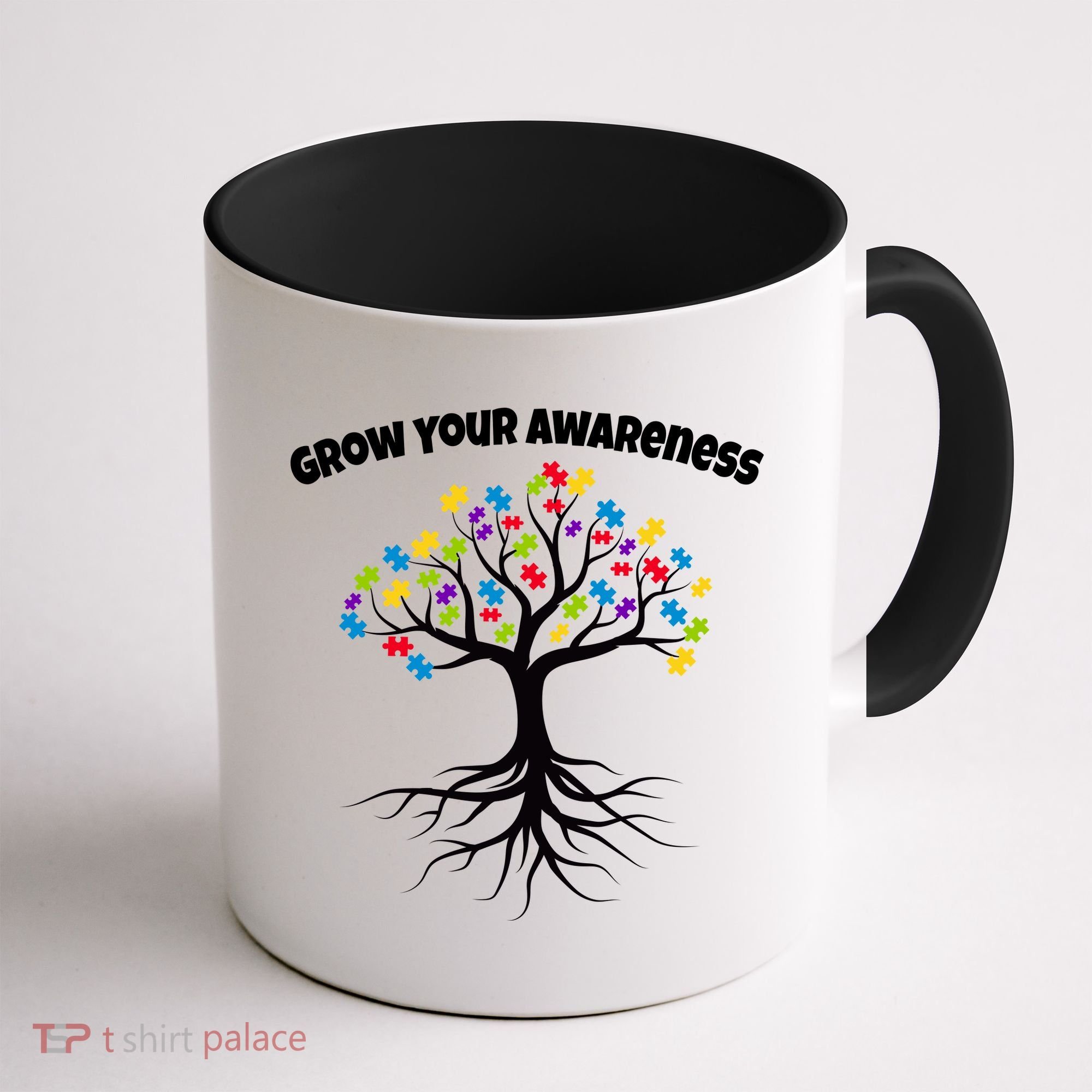 Grow Your Awareness Tree Roots Coffee Mug