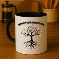 Grow Your Awareness Tree Roots Coffee Mug thumb 4