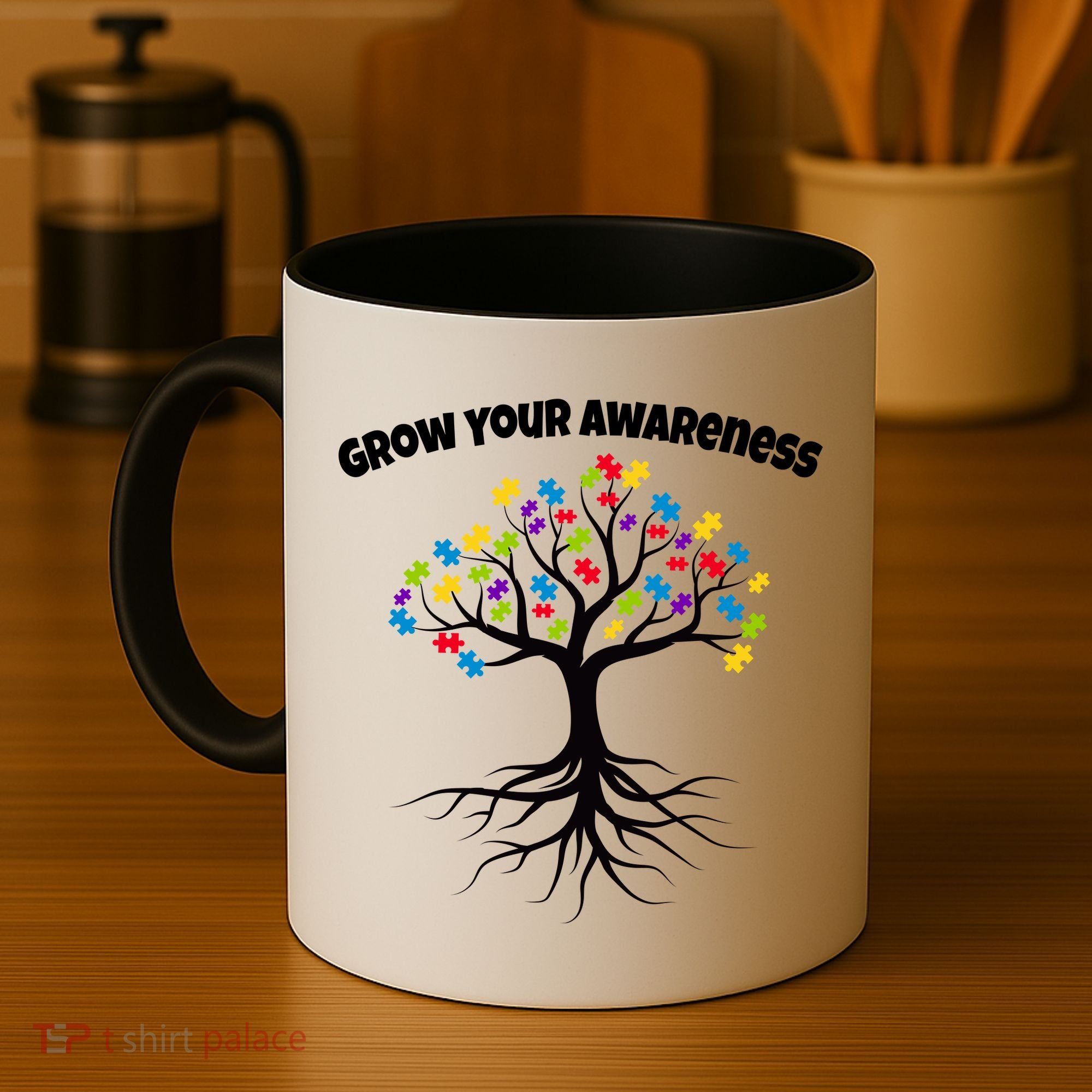 Grow Your Awareness Tree Roots Coffee Mug