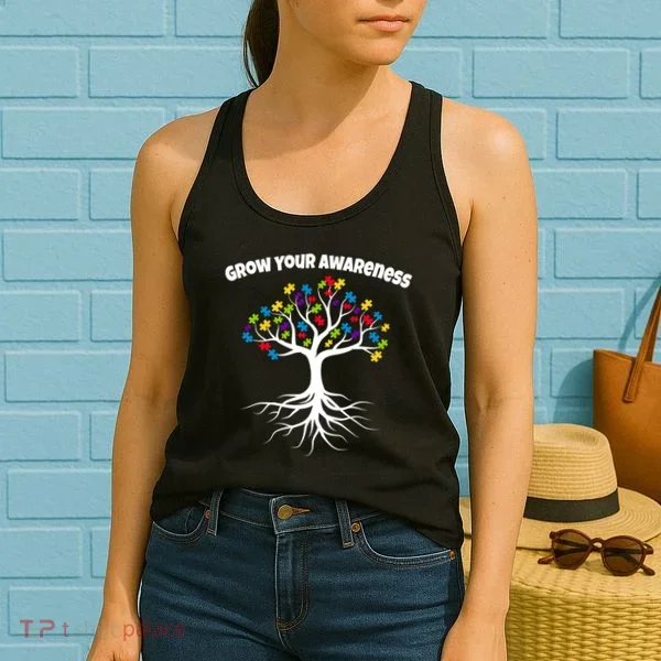 Grow Your Awareness Tree Roots Women's Tank Top