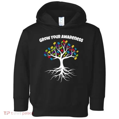 Grow Your Awareness Tree Roots Toddler Hoodie
