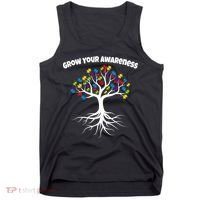 Grow Your Awareness Tree Roots Tank Top thumb 0