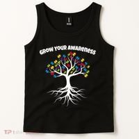 Grow Your Awareness Tree Roots Tank Top thumb 2