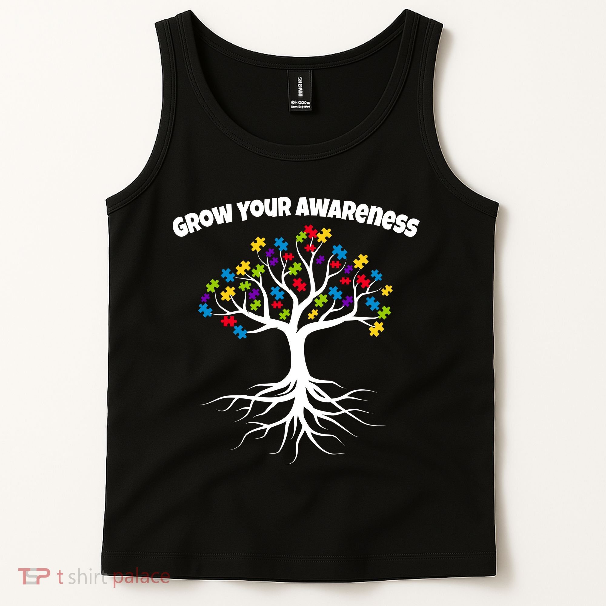 Grow Your Awareness Tree Roots Tank Top