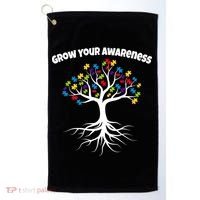 Grow Your Awareness Tree Roots Golf Towel thumb 0