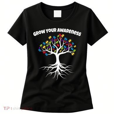 Grow Your Awareness Tree Roots Women's T-Shirt