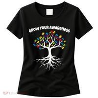 Grow Your Awareness Tree Roots Women's T-Shirt thumb 0