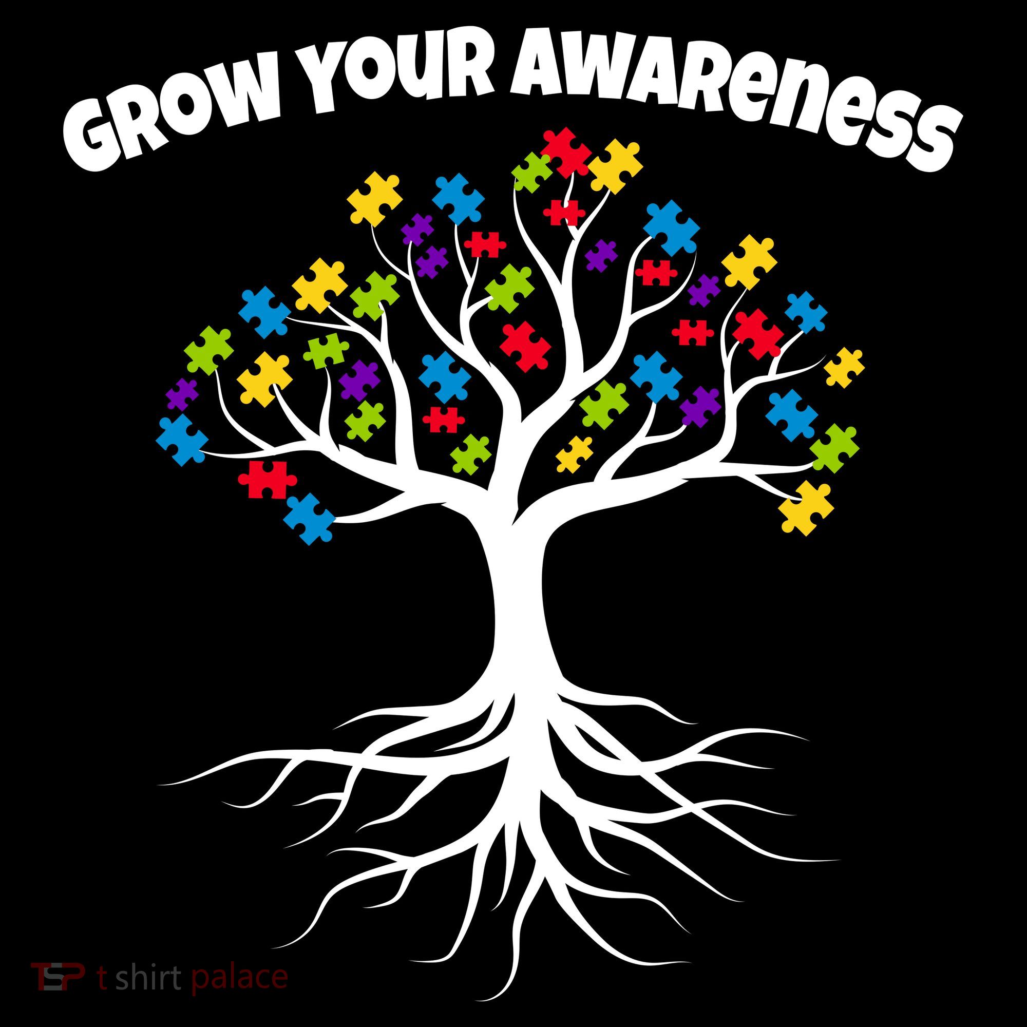 Grow Your Awareness Tree Roots Women's T-Shirt