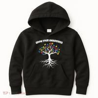 Grow Your Awareness Tree Roots Kids Hoodie thumb 0