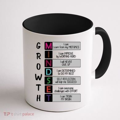 Growth Mindset Coffee Mug back
