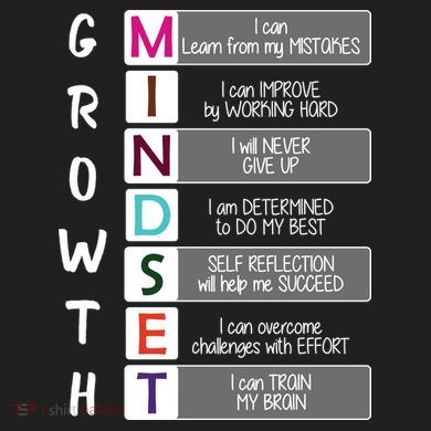 Growth Mindset Plastic Christmas Ball Ornament