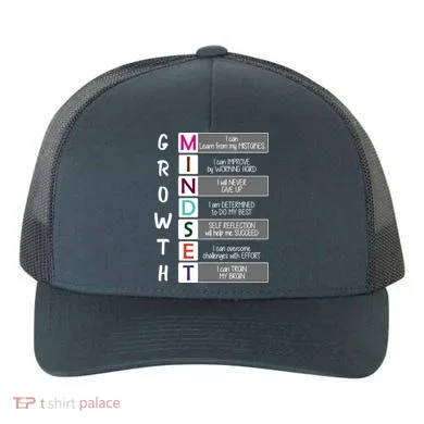 Growth Mindset Yupoong Adult 5-Panel Trucker Hat
